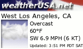 Click for Forecast for West Los Angeles, California from weatherUSA.net